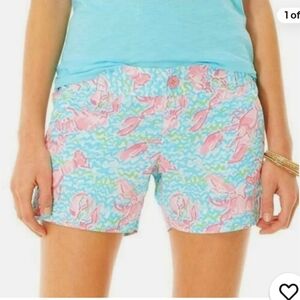 Lilly Pulitzer Lobstah Roll Callahan Shorts Size 8